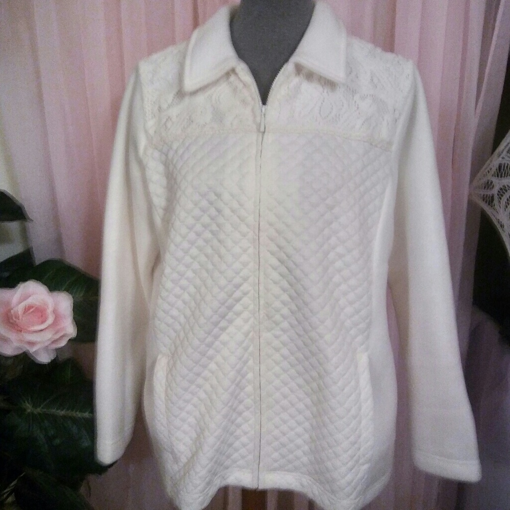 Alfred Dunner Fleece Jacket